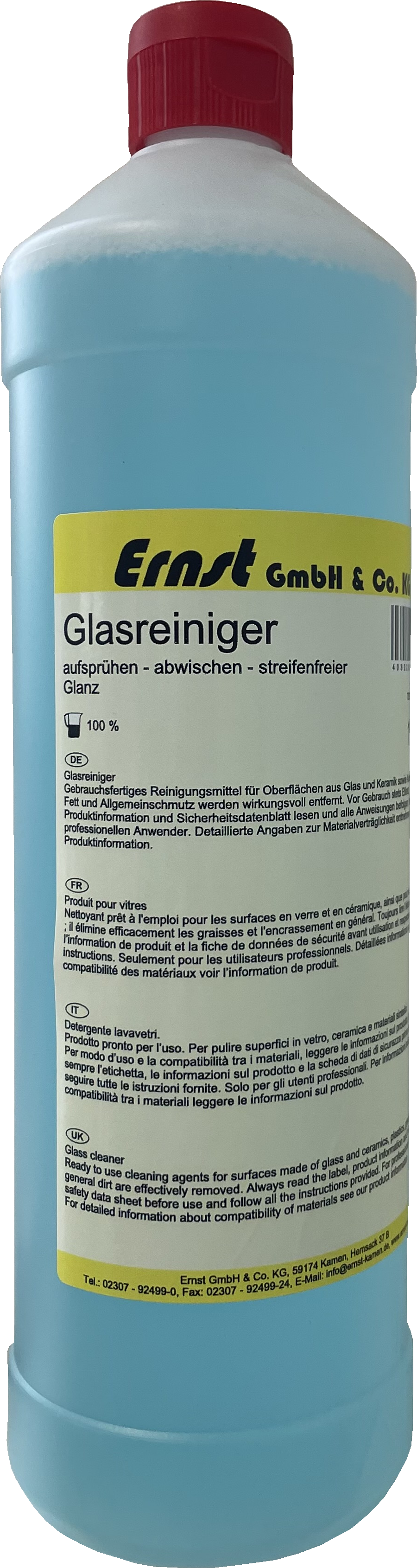 ERNST Glasreiniger, 1-l Flasche